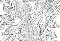 tropical bird coloring pages