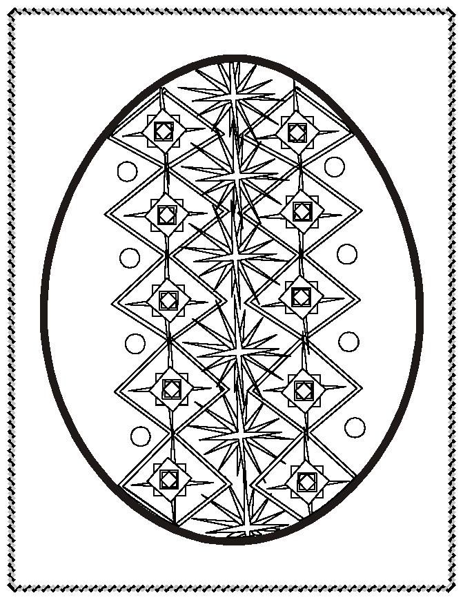 Ukrainian Egg Coloring Pages at GetDrawings | Free download