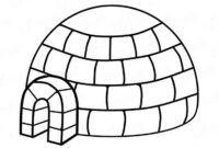 igloo coloring pages