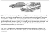 view volvo 850 manual book background