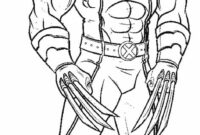 marvel wolverine coloring pages