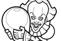 printable pennywise coloring pages