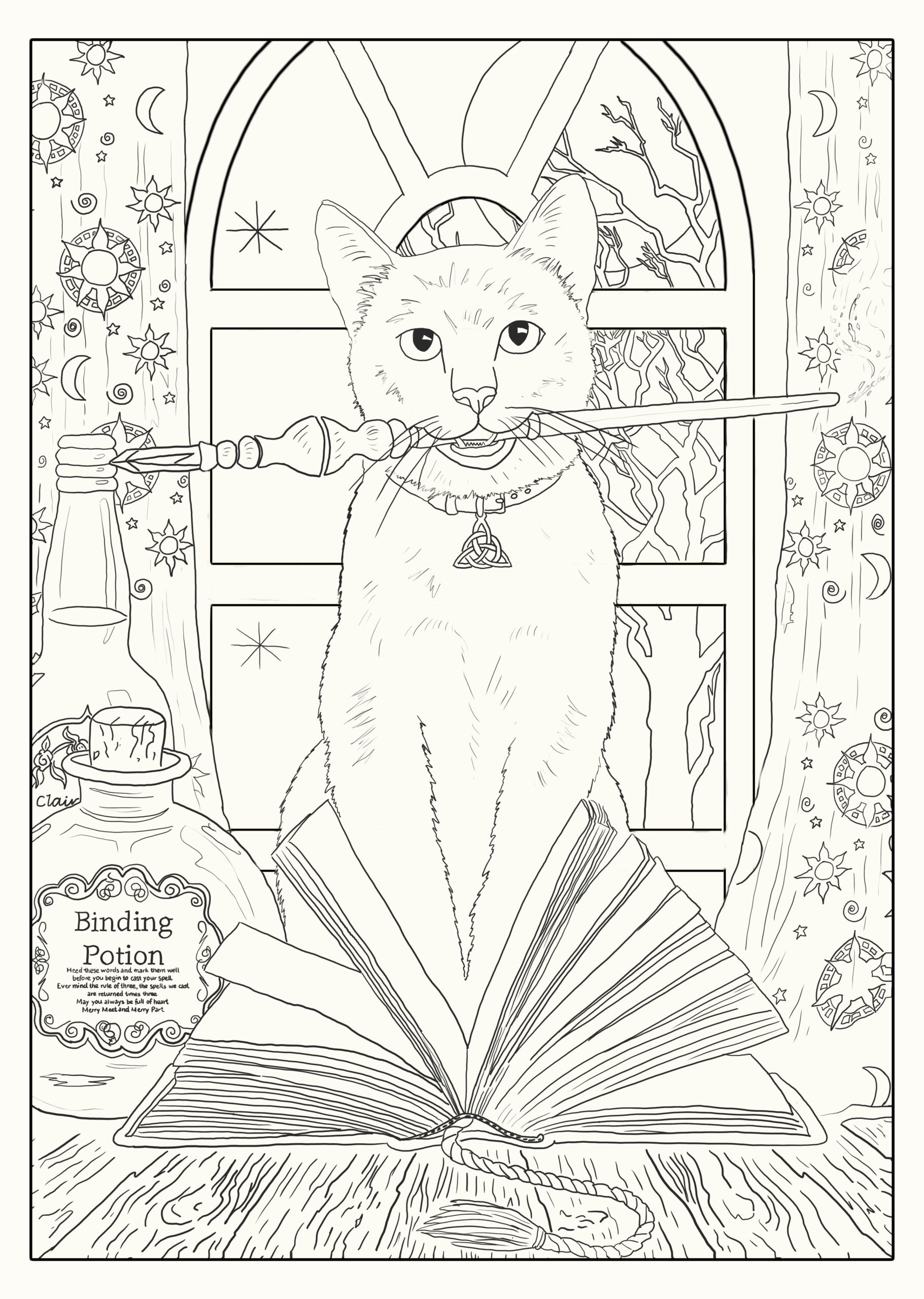 Hocus Pocus Coloring Pages - Coloring Home