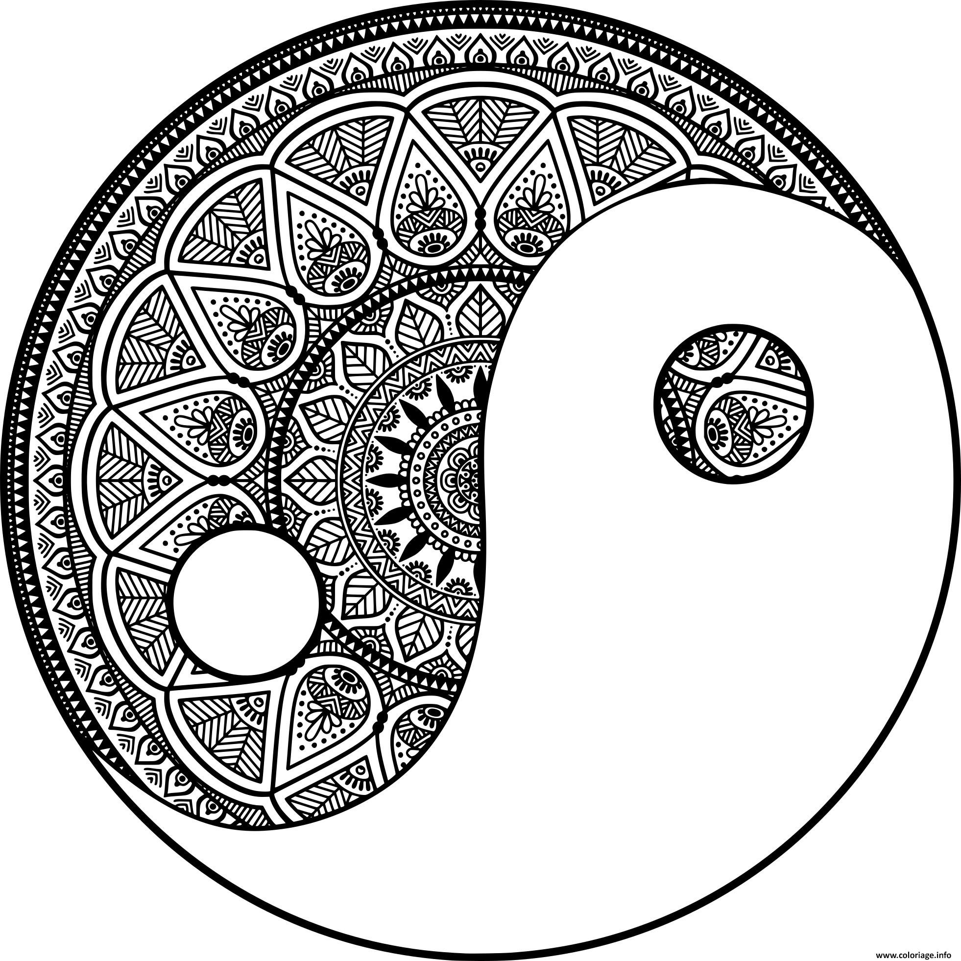 download dessin a imprimer yin yang images