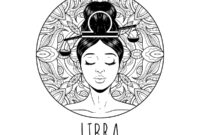 libra coloring pages for adults