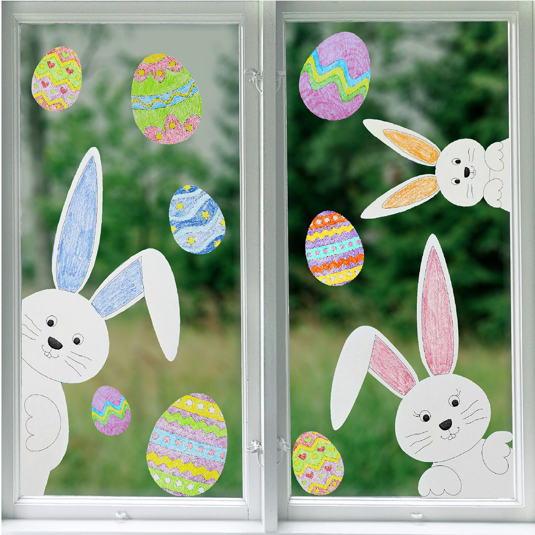 Ostern-Fensterbild PDF | Labbé