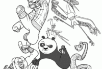 red panda disney coloring page