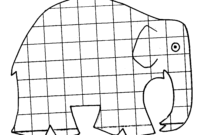 elmer coloring page