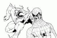 carnage coloring page