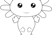 axolotl squishmallow coloring page