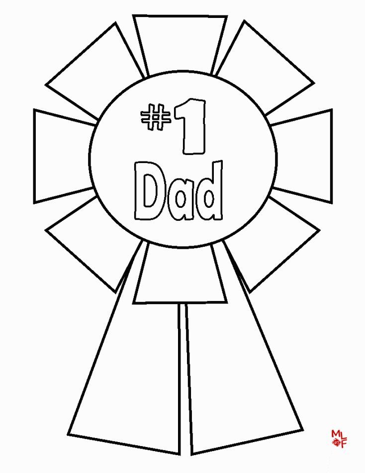 i love my dad coloring pages