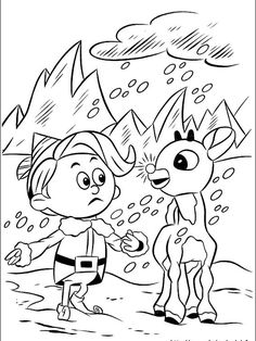 heat miser coloring pages