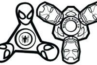 fidget toy coloring pages