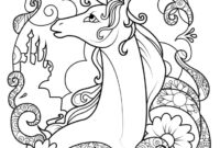 unicorn mermaid coloring pages printable