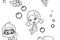 bubble guppies printable coloring pages