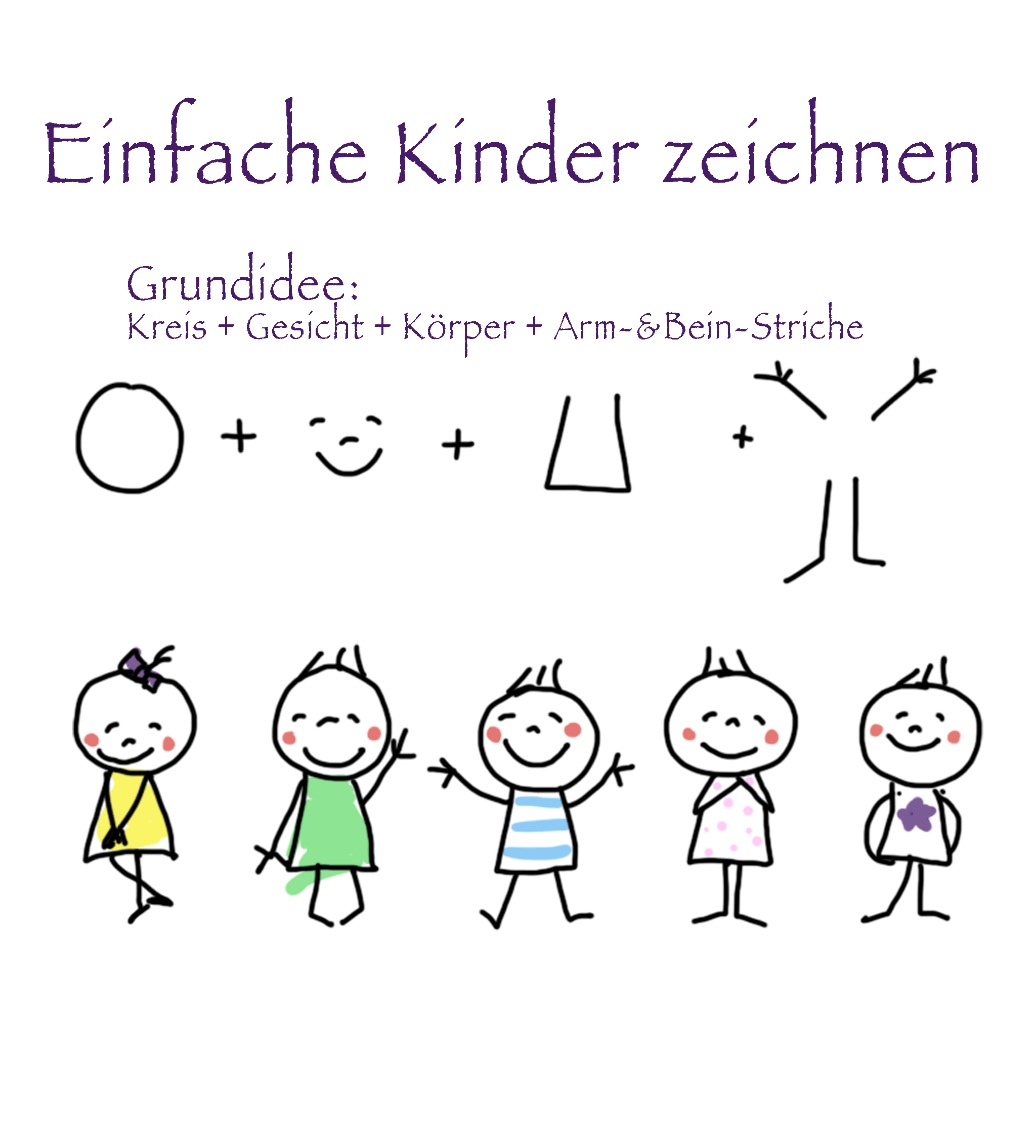 einfach malen kinder