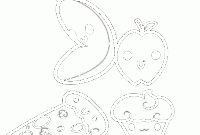 food kawaii coloring pages