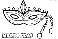 printable mardi gras coloring pages