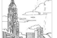 new york coloring page