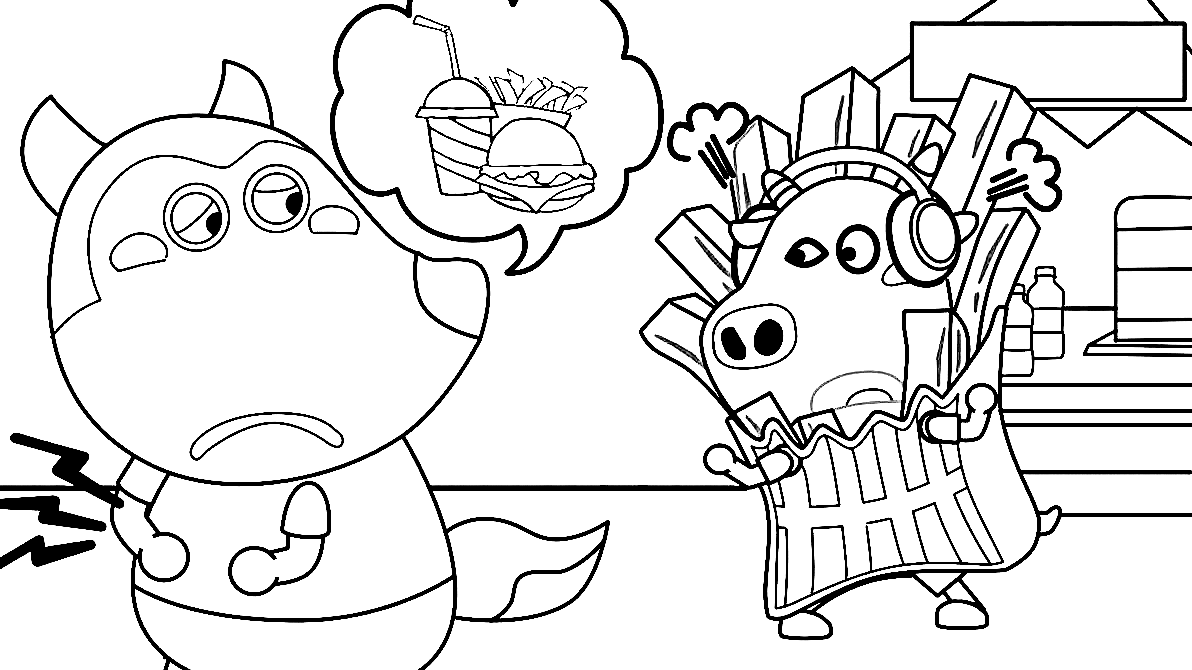 Wolfoo Coloring Pages - Free Printable Coloring Pages