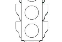 preschool traffic light coloring page