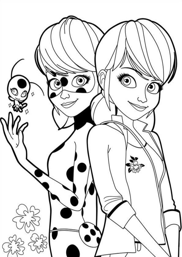 Ladybug Ausmalbilder | Ladybug coloring page, Bug coloring pages