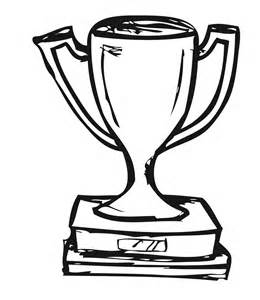 trophy coloring pages