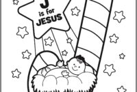 j is for jesus coloring page