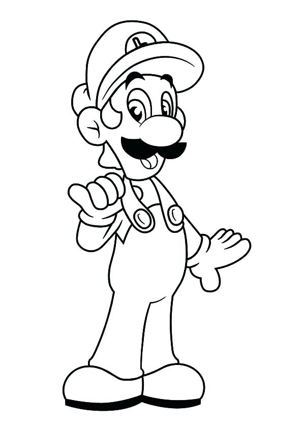 Baby Luigi Coloring Pages at GetColorings.com | Free printable