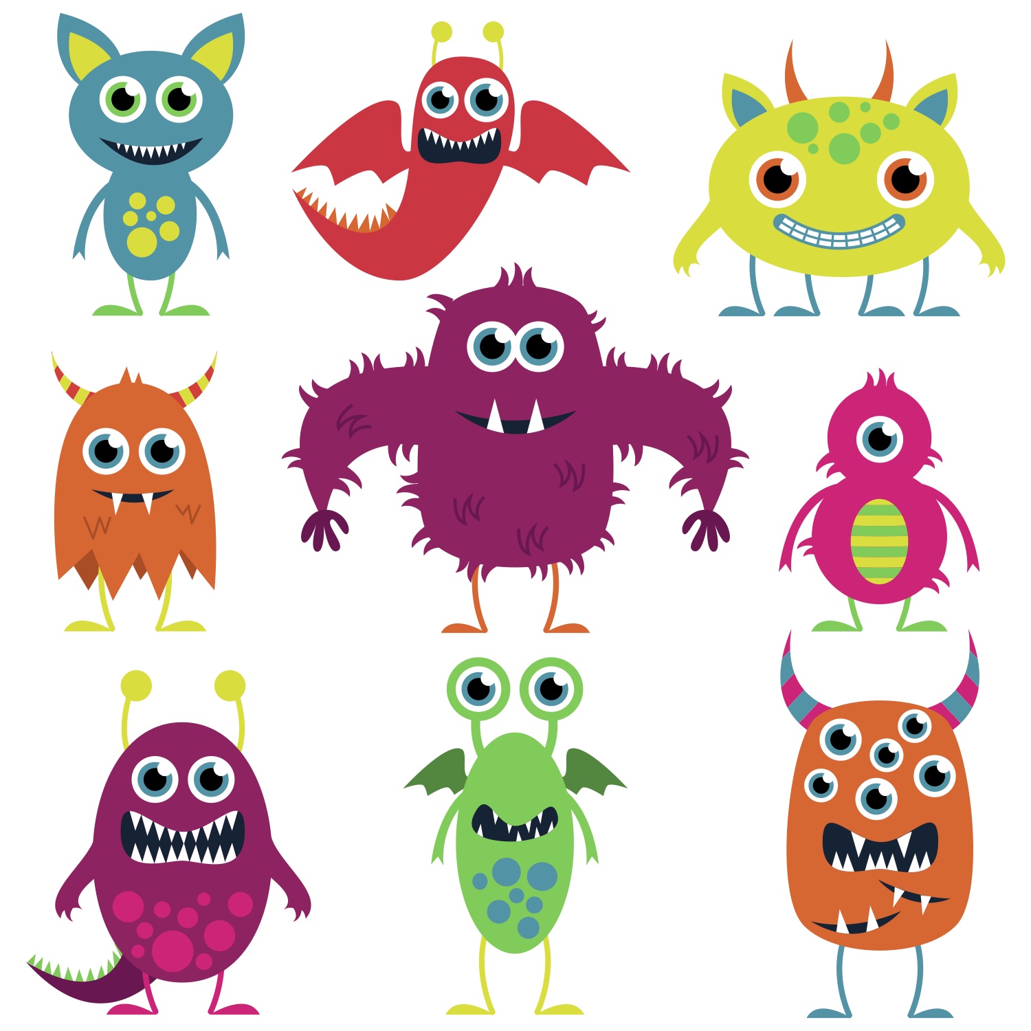 Cartoon Monster Clipart | Free download on ClipArtMag