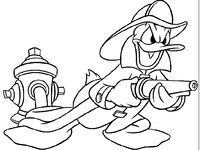 fire fighting coloring pages