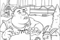 free shrek coloring pages