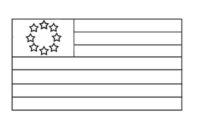 betsy ross flag coloring page