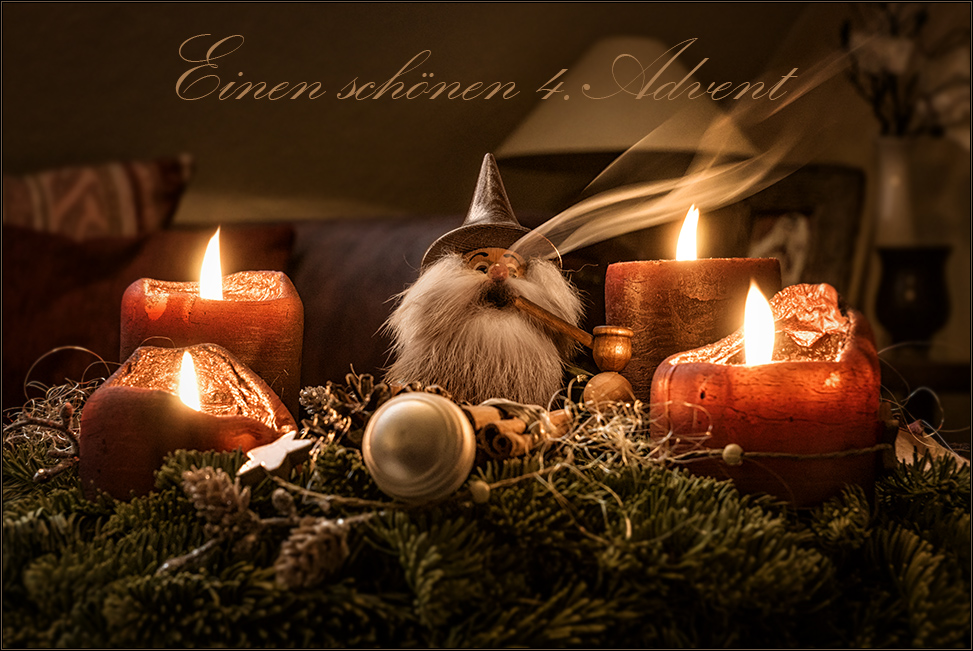 Einen schönen 4.Advent Foto & Bild | karten und kalender