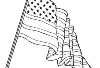 american flag coloring page crayola