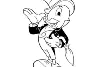 jiminy cricket coloring page