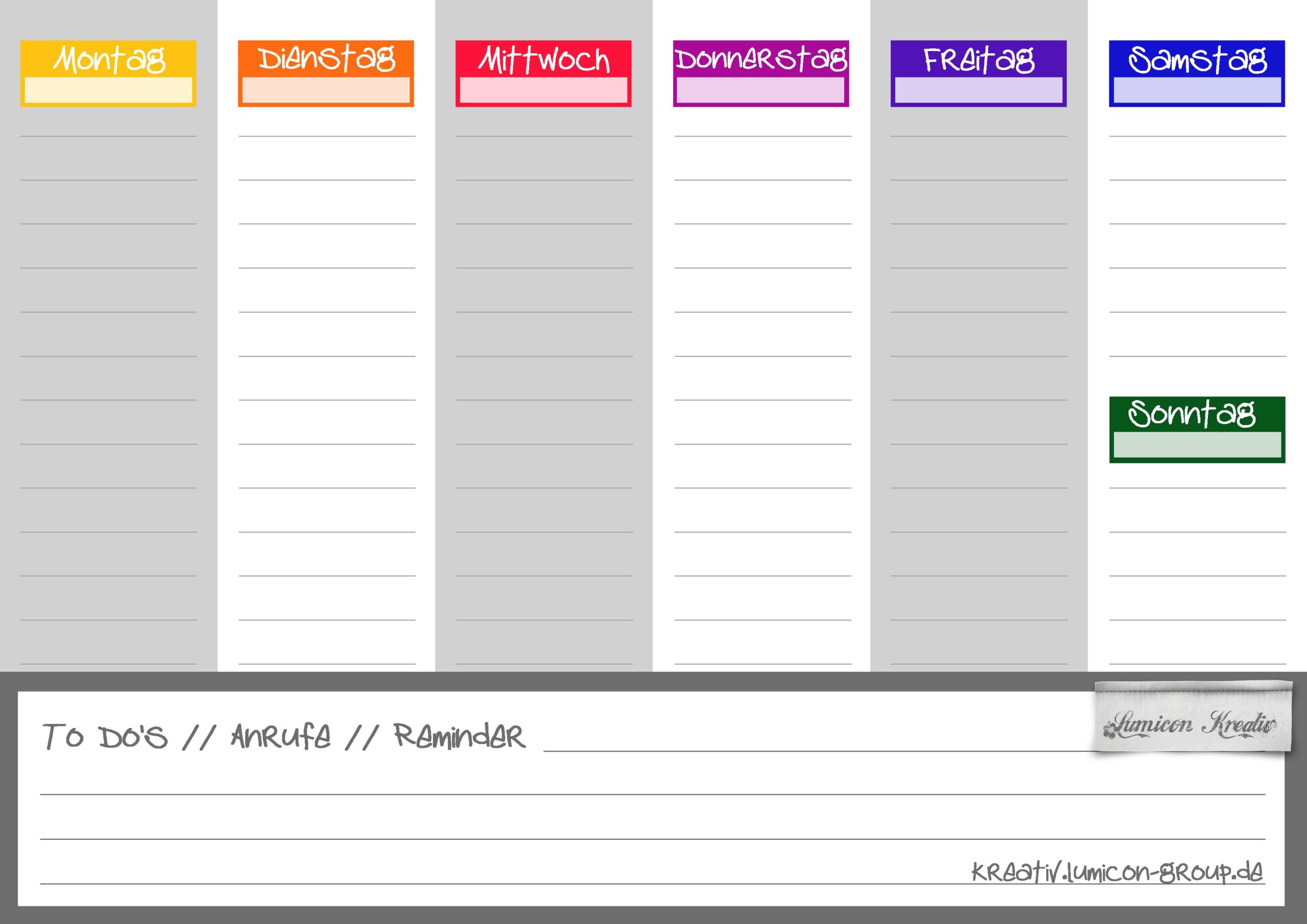 wochenplan pdf kostenlos