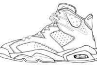 air jordan shoes coloring pages