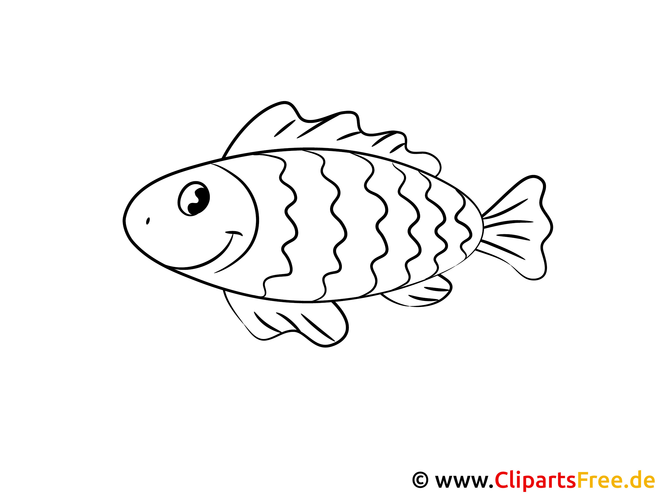 Fisch Ausmalbild