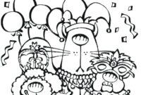 mardi gras float coloring page