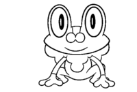 froakie coloring page