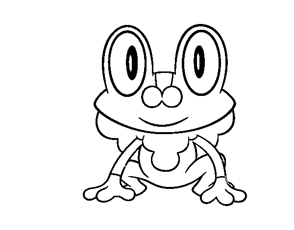 froakie coloring page