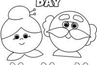 happy grandparents day coloring pages