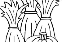 hay coloring page