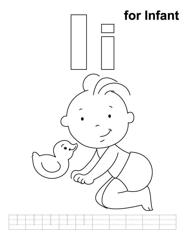 infant coloring pages