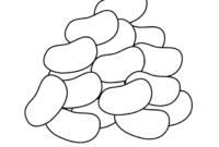 jelly beans coloring page