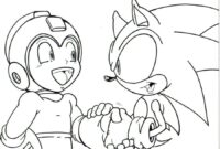 megaman coloring pages