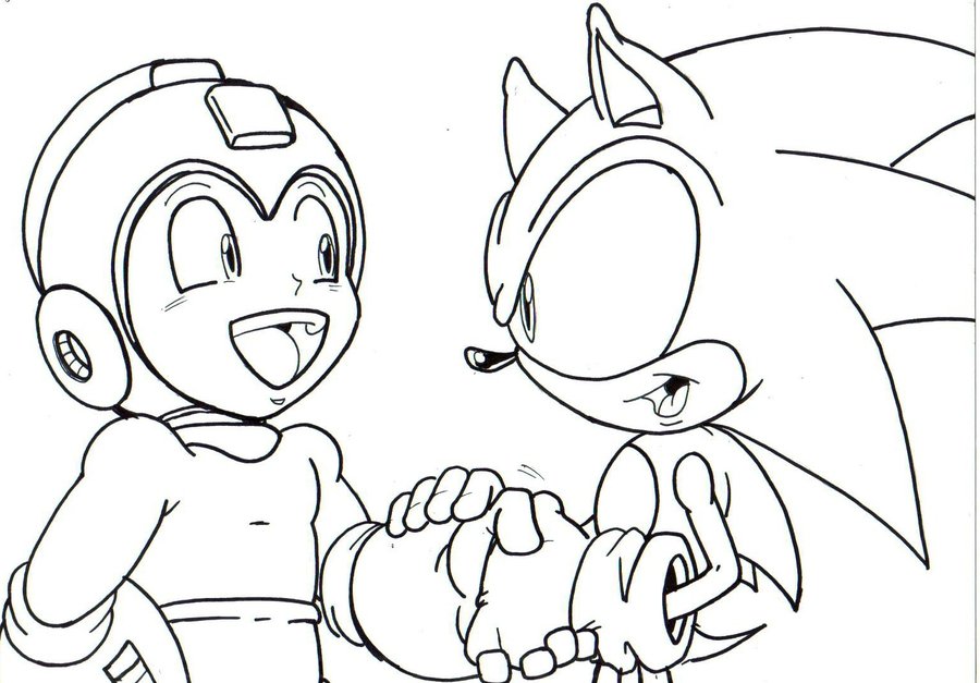 megaman coloring pages