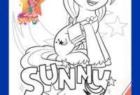 my little pony sunny coloring pages