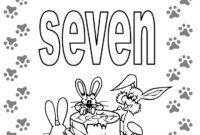 number 7 coloring pages